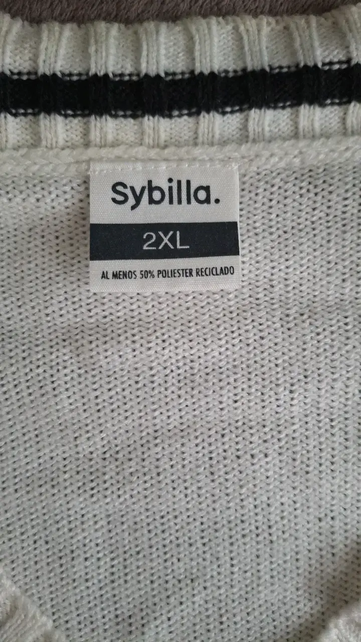 Chaleco sin mangas blanco Sybilla 2XL - 3