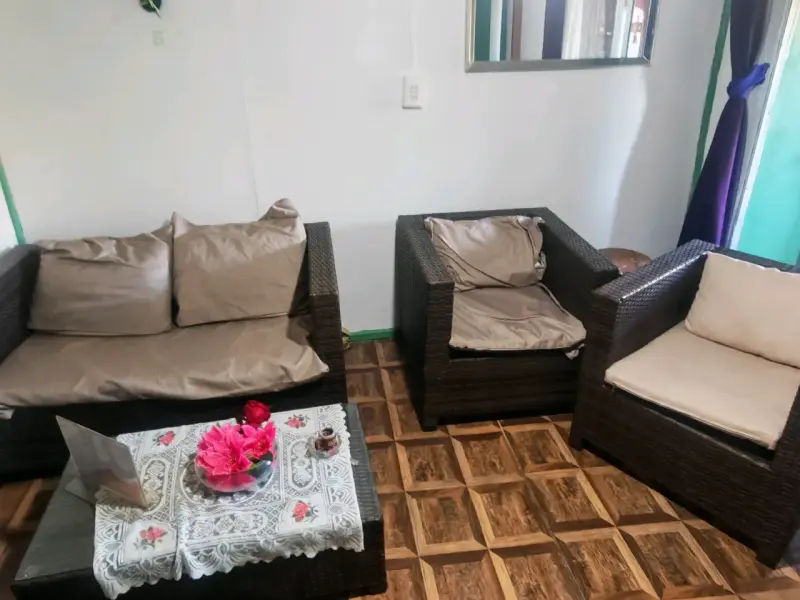Juego de sillones de mimbre sintético para terraza - 3