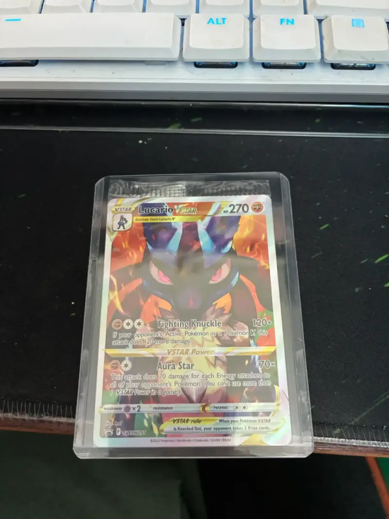 Carta Pokémon Lucario VSTAR edición especial