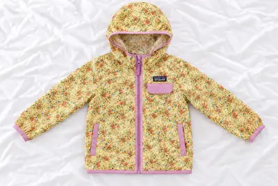 Chaqueta impermeable infantil Patagonia floral 3T - miniatura 1