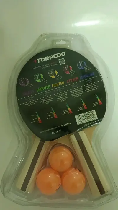 Set de Paletas de Ping Pong Torpedo Shooter - miniatura 2