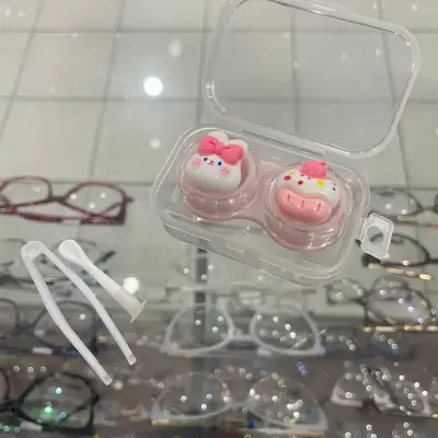 Estuche de lentes de contacto con diseño de animales - miniatura 1