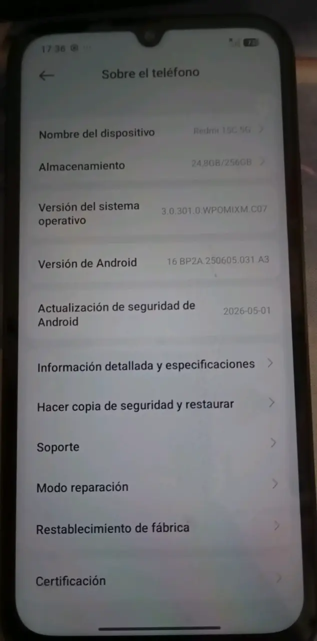 Smartphone Redmi 15C 5G 256GB - 1