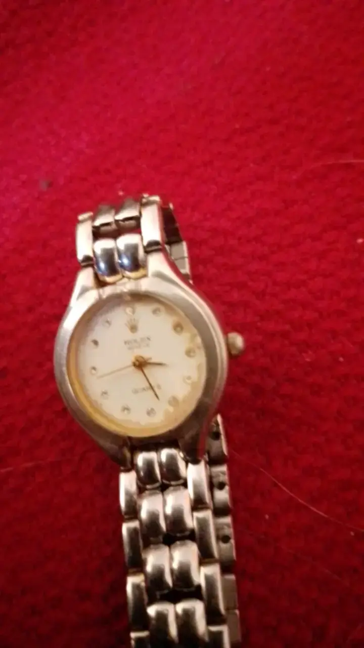 Reloj de pulsera metálico clásico marca ROLEX - 6