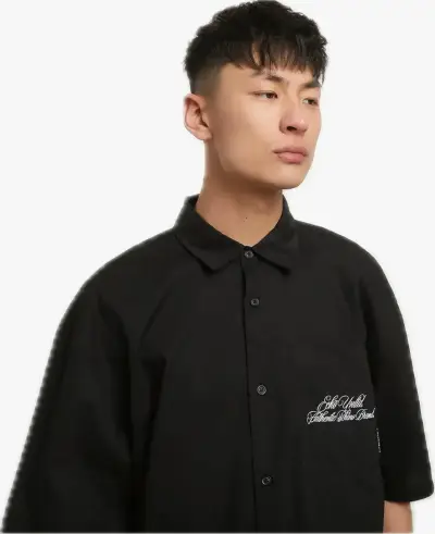 Camisa negra de manga corta Ecko - miniatura 2
