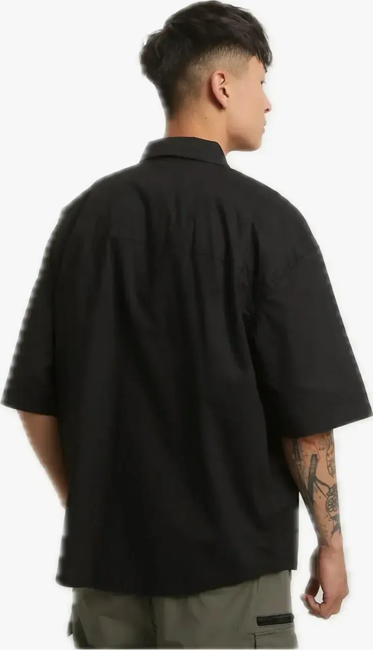 Camisa negra de manga corta Ecko - 4