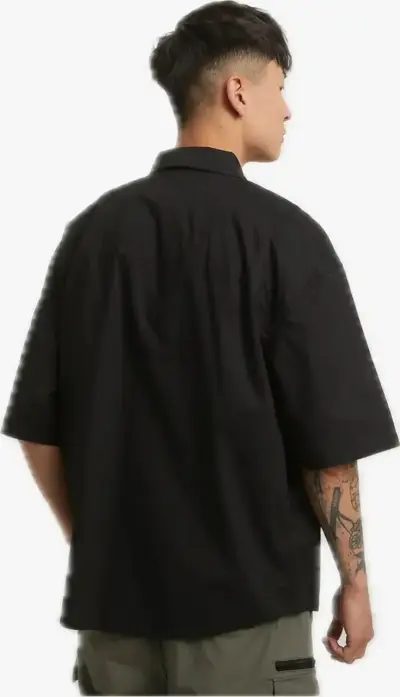 Camisa negra de manga corta Ecko - miniatura 4