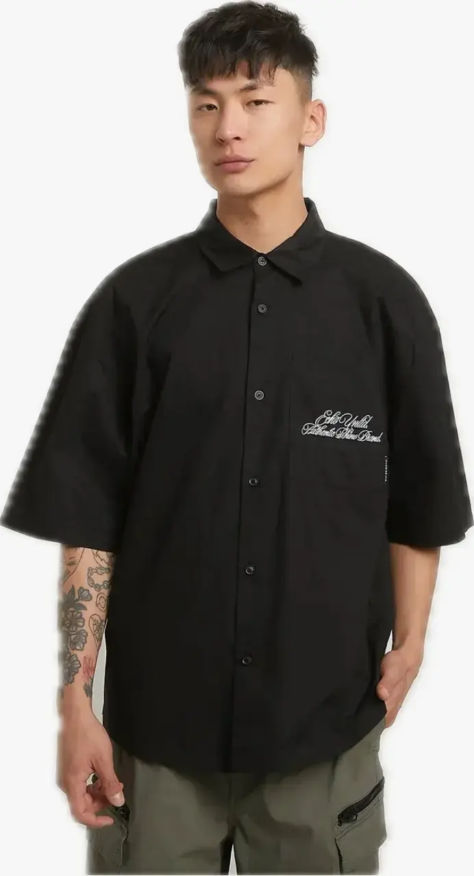 Camisa negra de manga corta Ecko - 5