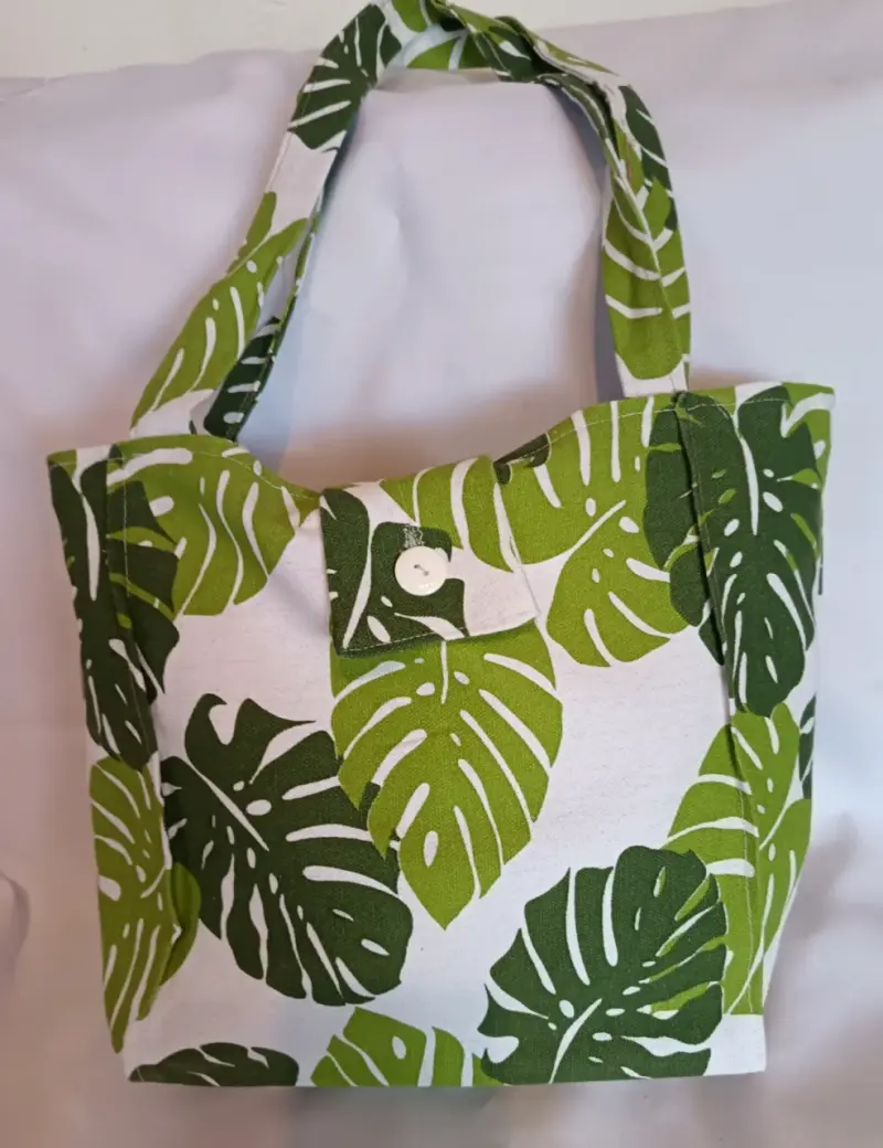 Cartera de crochet multicolor con correa ajustable - 5