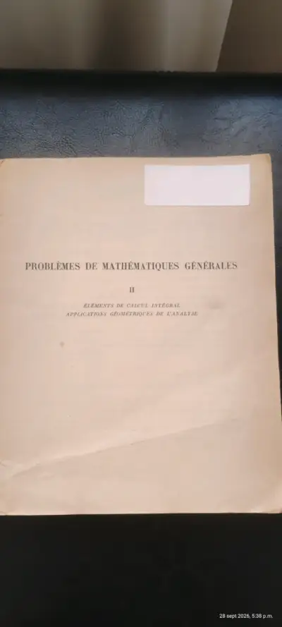Libro Problemas de Matemáticas Generales II - miniatura 1