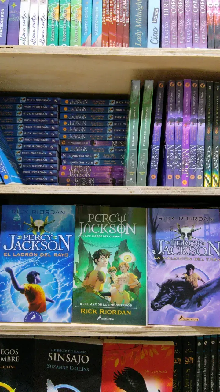 Colección de libros Percy Jackson de Rick Riordan