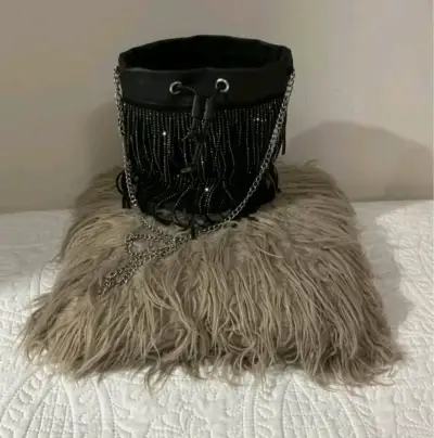 Carteras negras,estilo disco - miniatura 1
