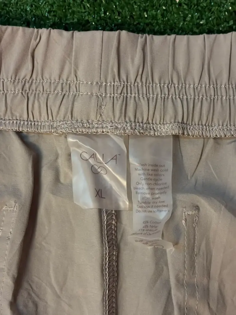Pantalones cargo beige talla XL para hombre - 2