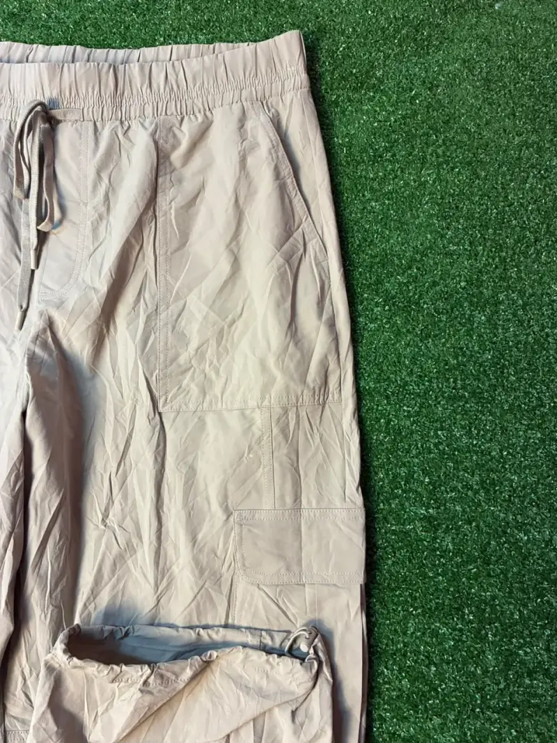Pantalones cargo beige talla XL para hombre - 4