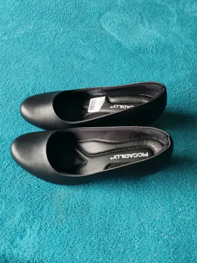 Zapatos negros de mujer Piccadilly cómodos - miniatura 2