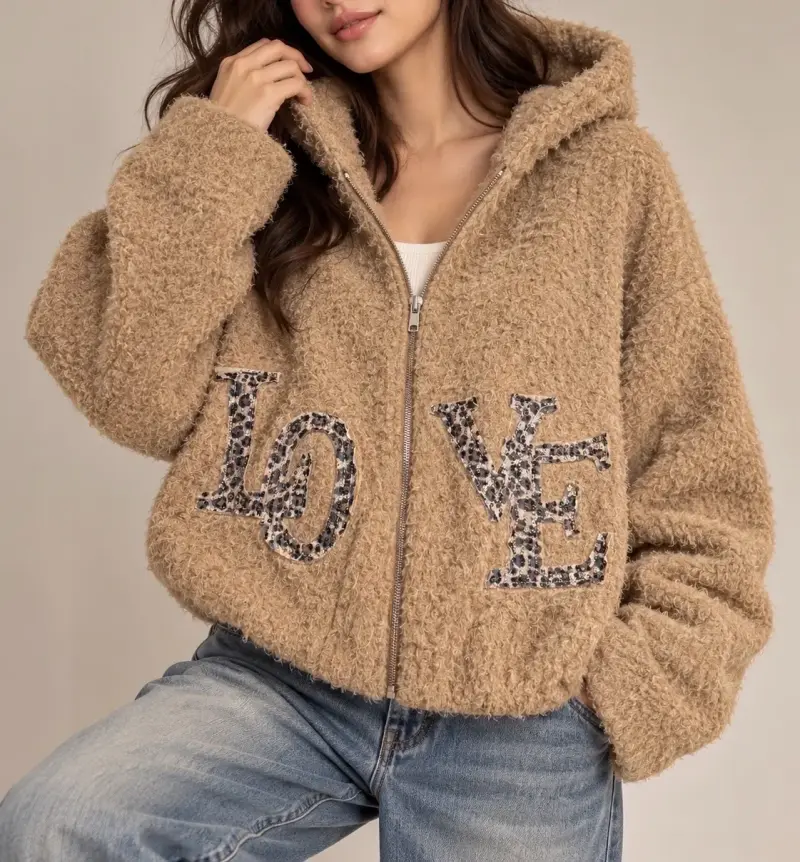 Chaqueta de felpa - 1