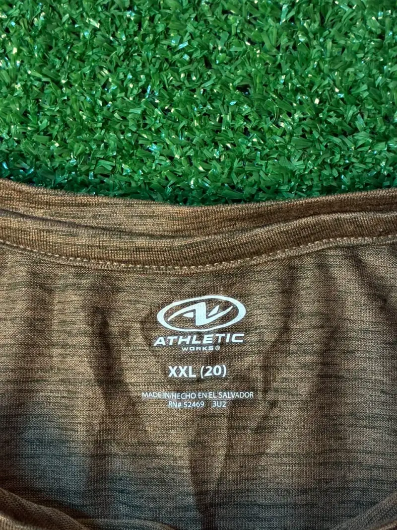 Polera manga larga marrón Athletic Works XXL - 3