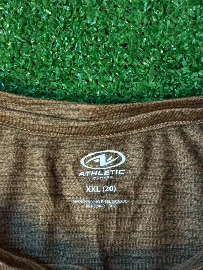 Polera manga larga marrón Athletic Works XXL - miniatura 3