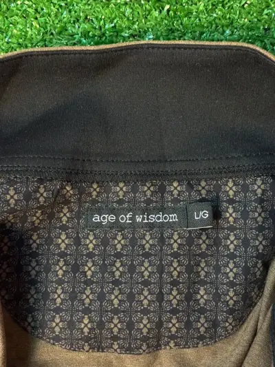 Polerón marrón Age of Wisdom con cierre - miniatura 2