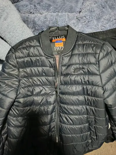 Chaqueta acolchada negra Ellus para hombre - miniatura 1