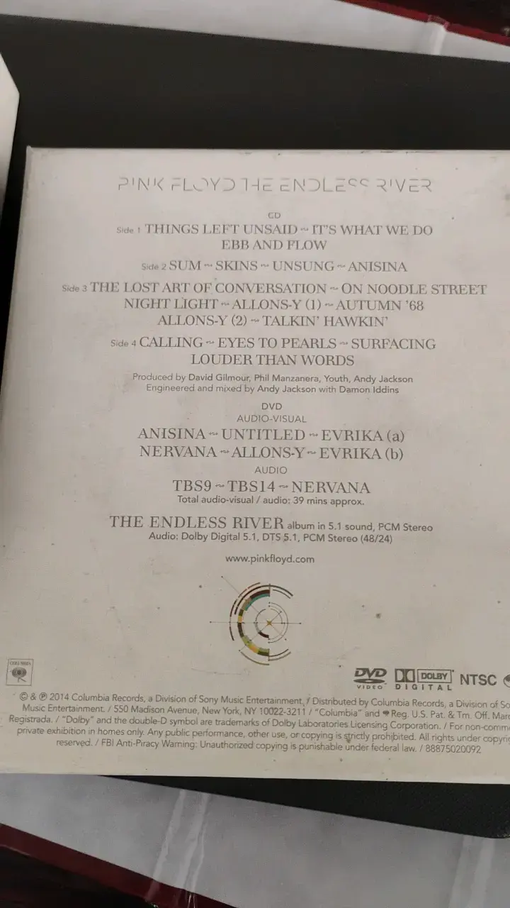 Cds + DvD coleccion Pink Floyd The Endless River - 6