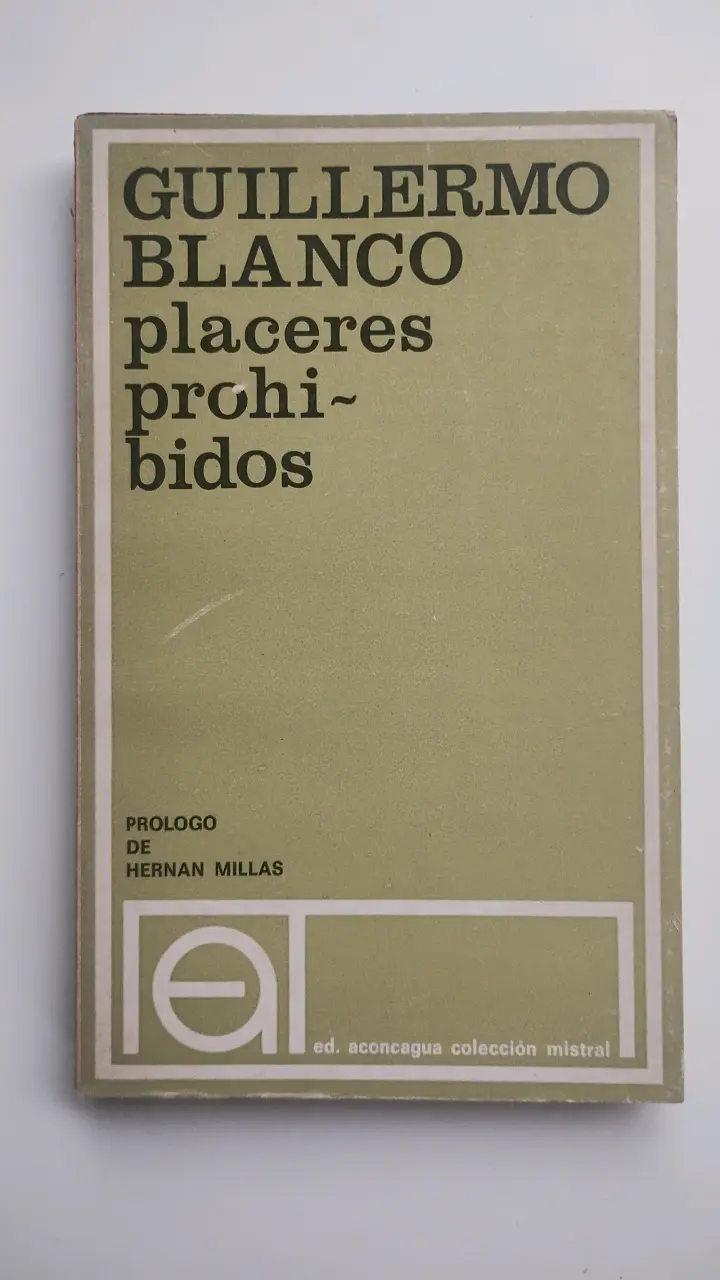 Libro 'Placeres Prohibidos' de Guillermo Blanco - 1