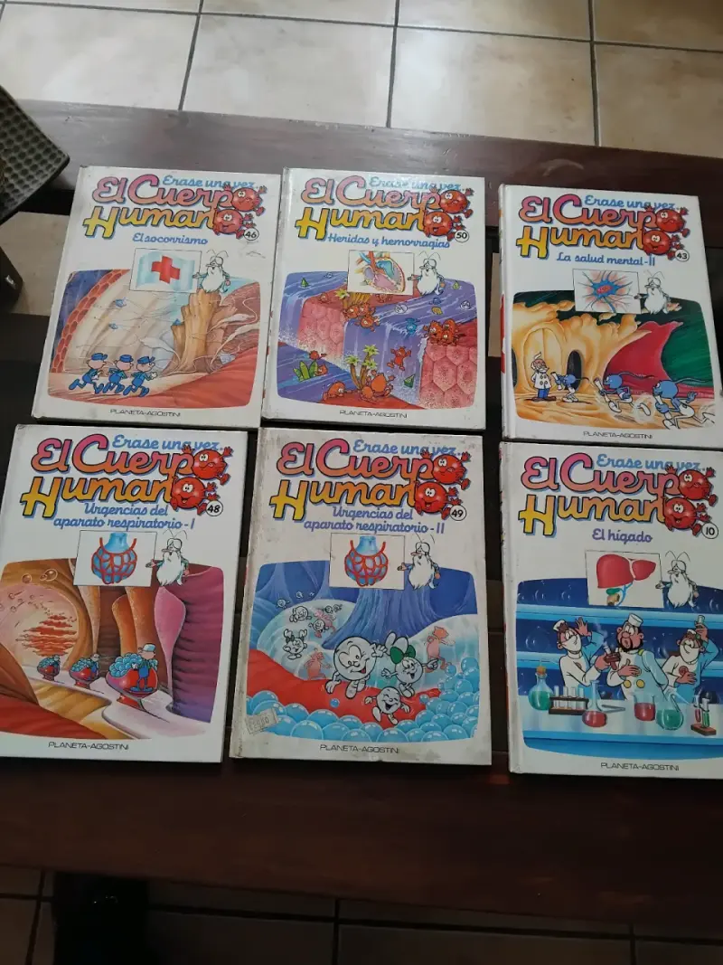 Colección de Libros Cuento Contigo y Érase una Vez el Cuerpo Humano - 2