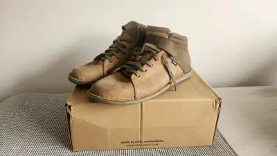Botines de cuero marrón Bestias XX para hombre - miniatura 1