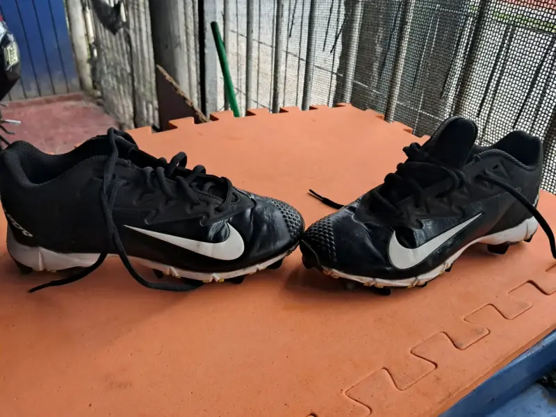 Zapatillas de fútbol Nike Vapor negras para niños - 4