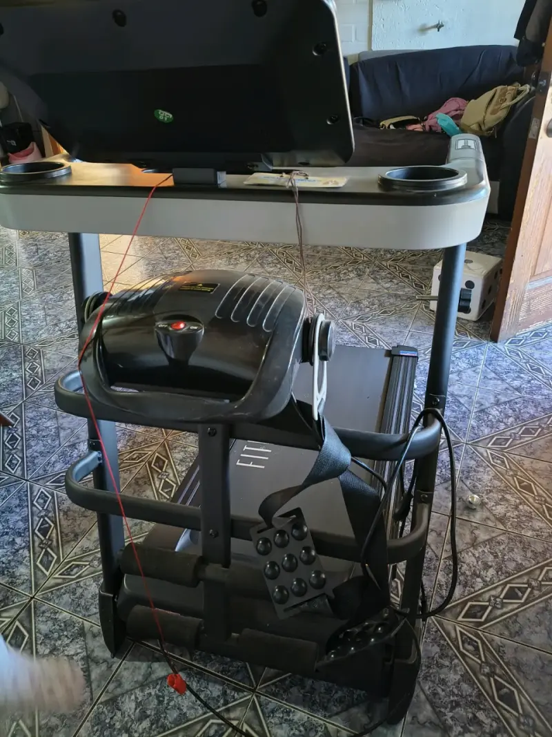 Caminadora eléctrica FitMax plegable en buen estado - 3