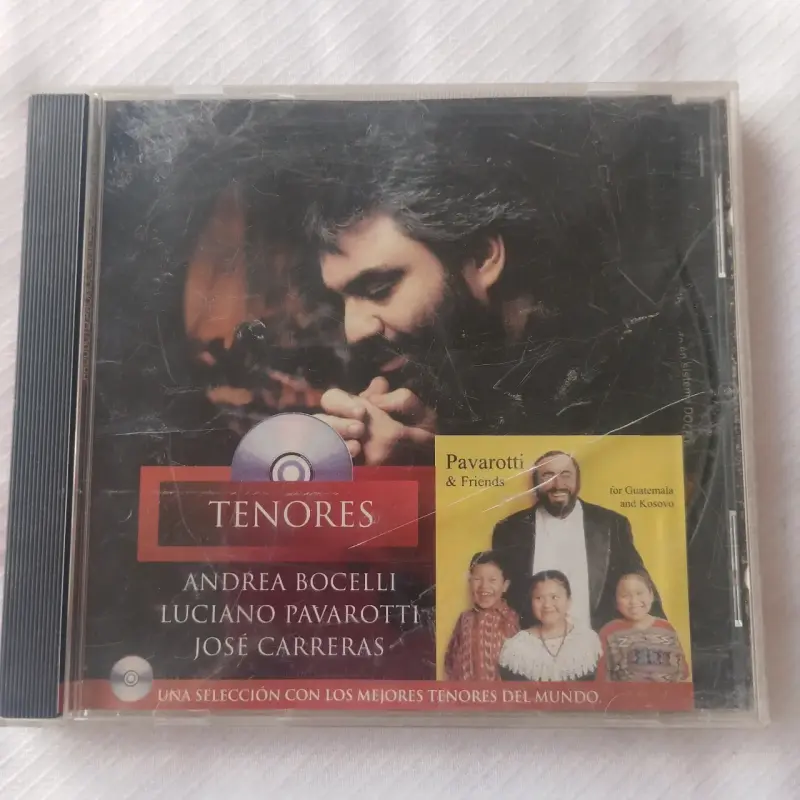 CD Tenores Andrea Bocelli, Pavarotti y Carreras - 1