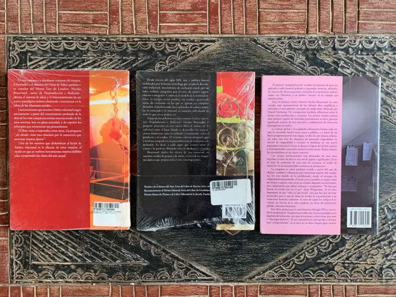 Set de libros de arte de Nicolas Bourriaud - 2
