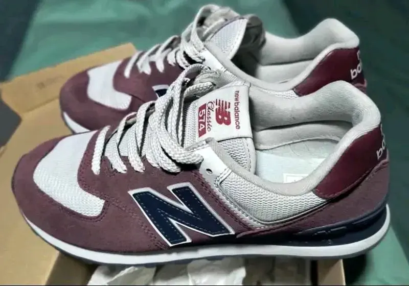 Zapatillas New Balance 574 Clásicas Burdeos - 6