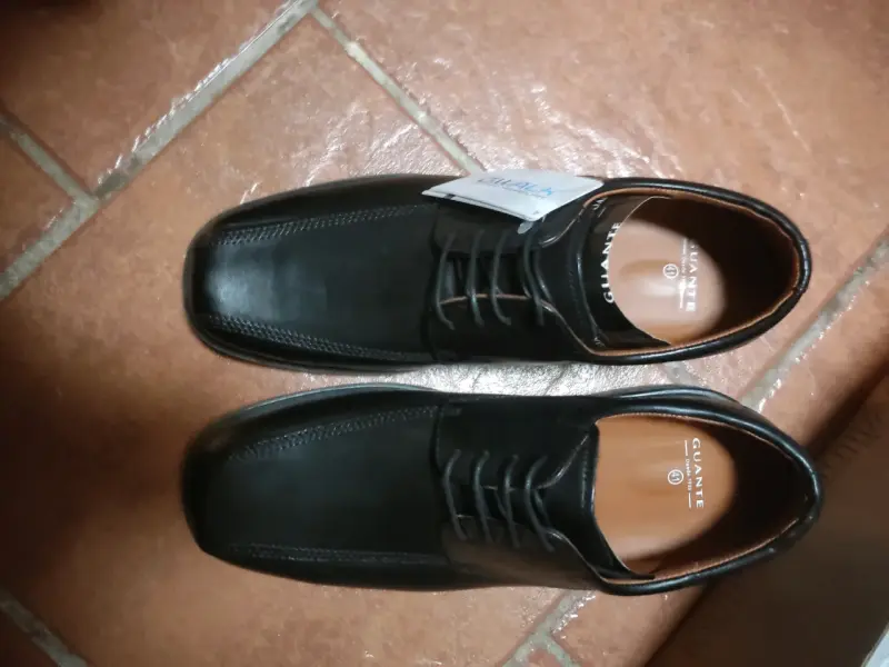 Zapatos formales de cuero negro para hombre - 2
