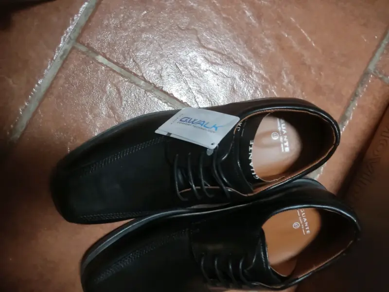 Zapatos formales de cuero negro para hombre - 3