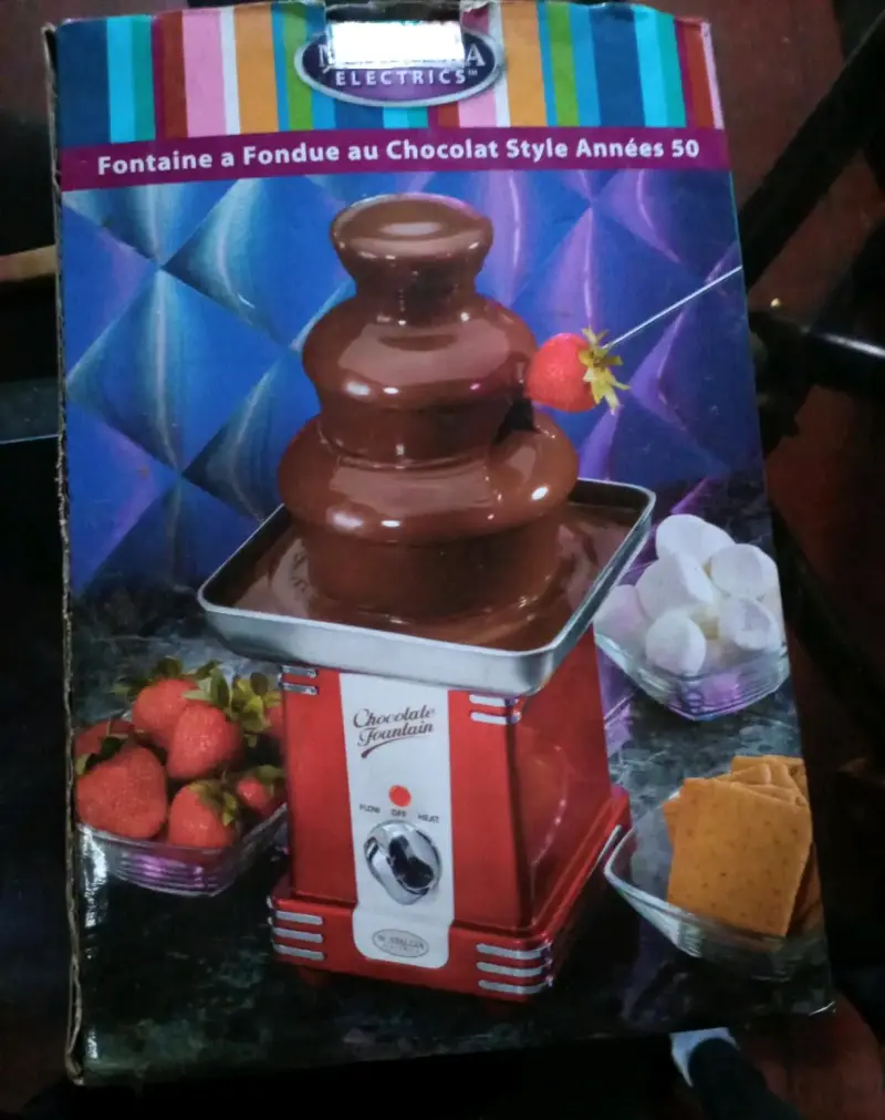 Fuente de Chocolate Nostalgia Electrics estilo años 50