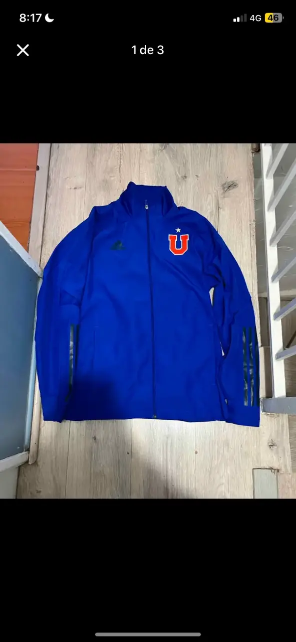 Chaqueta azul Universidad de Chile 2020