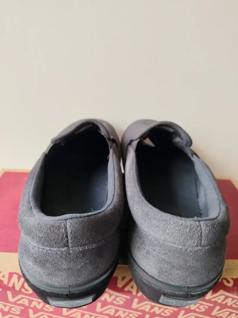 Zapatillas Vans Classic Slip On Gamuza Gris T42 - 3