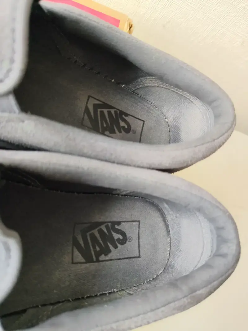 Zapatillas Vans Classic Slip On Gamuza Gris T42 - 4