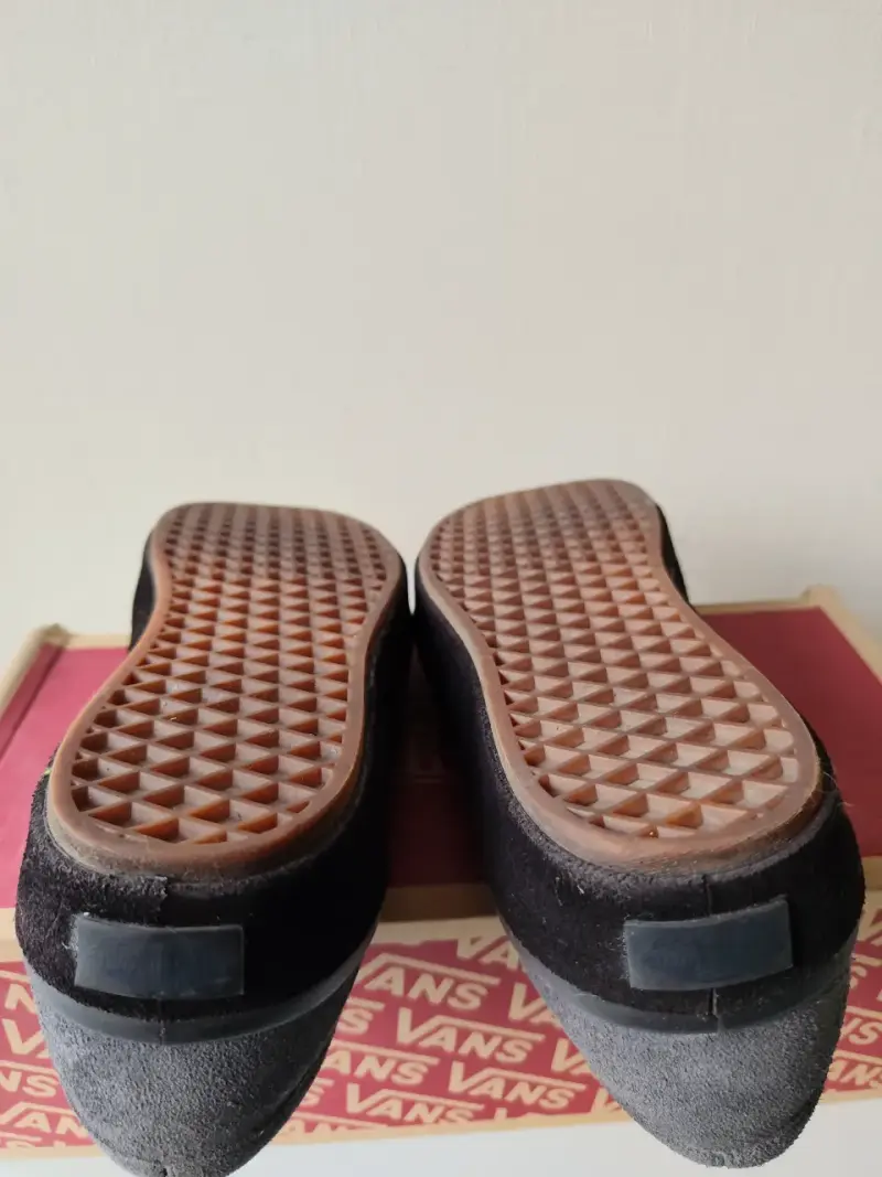 Zapatillas Vans Classic Slip On Gamuza Gris T42 - 5