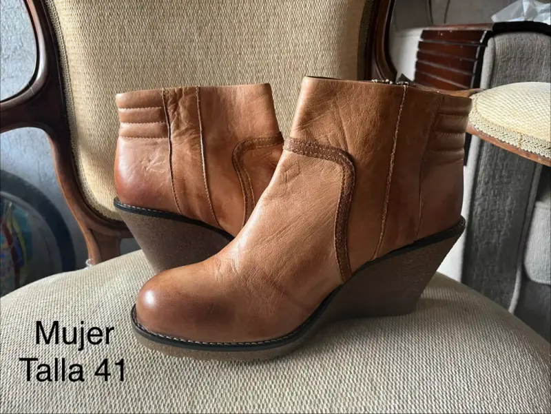 Botines europeos 100% cuero NUEVOS - 4