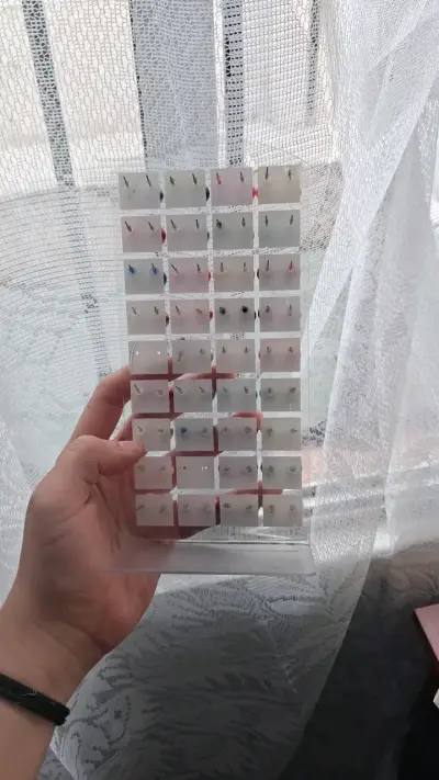 Set de aros de colores variados - miniatura 2