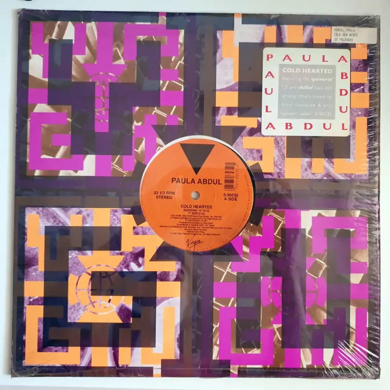 Vinilo Paula Abdul Cold Hearted 12"