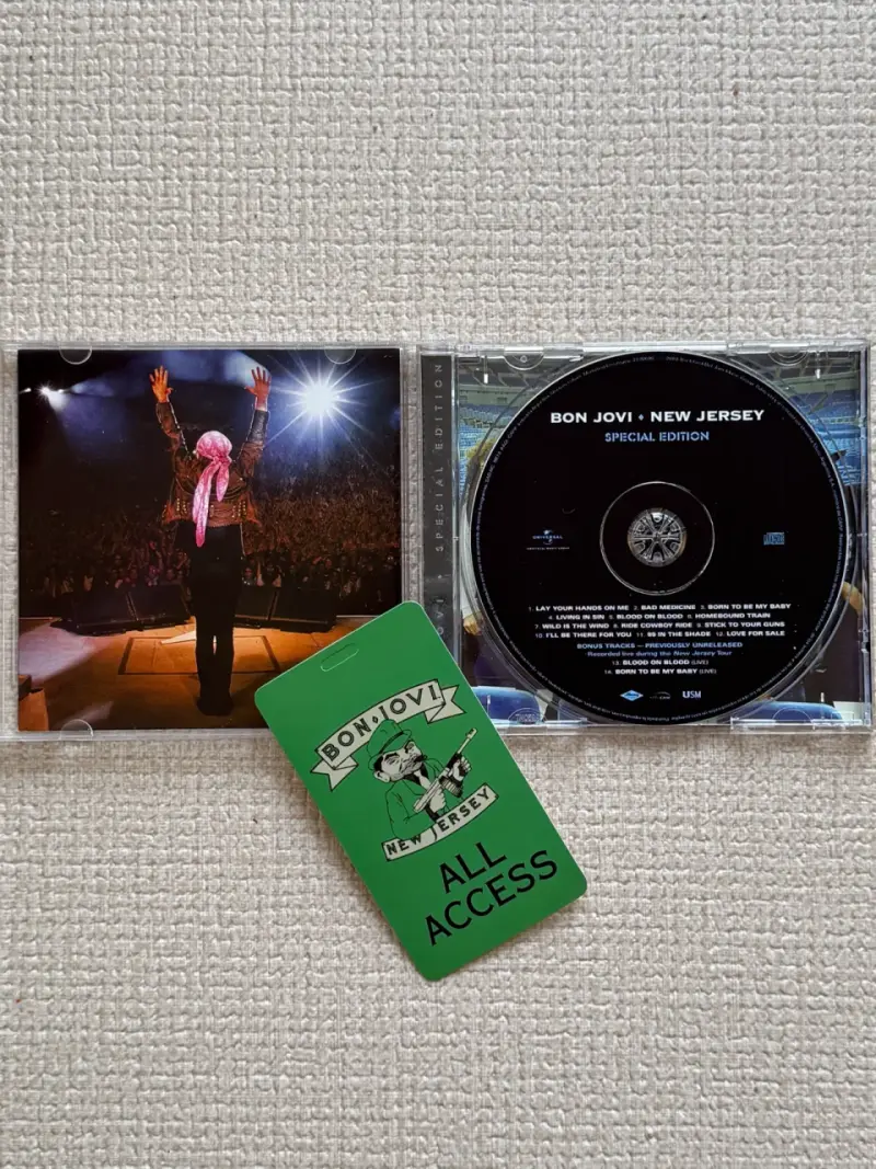 CD Bon Jovi New Jersey Edición Especial - 3