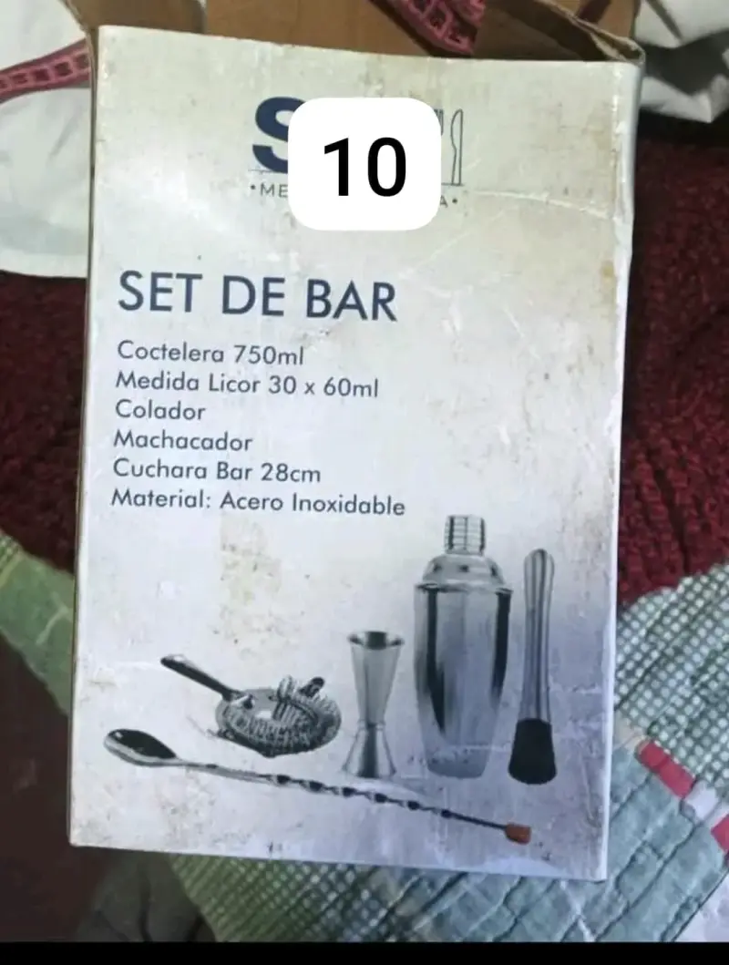 Set de Bar de Acero Inoxidable - 4