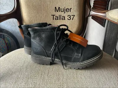 Botines de cuero 100% europeos NUEVOS - miniatura 2