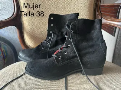 Botines de cuero 100% europeos NUEVOS - miniatura 5