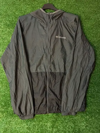 Chaqueta cortaviento Columbia negra para hombre - miniatura 1