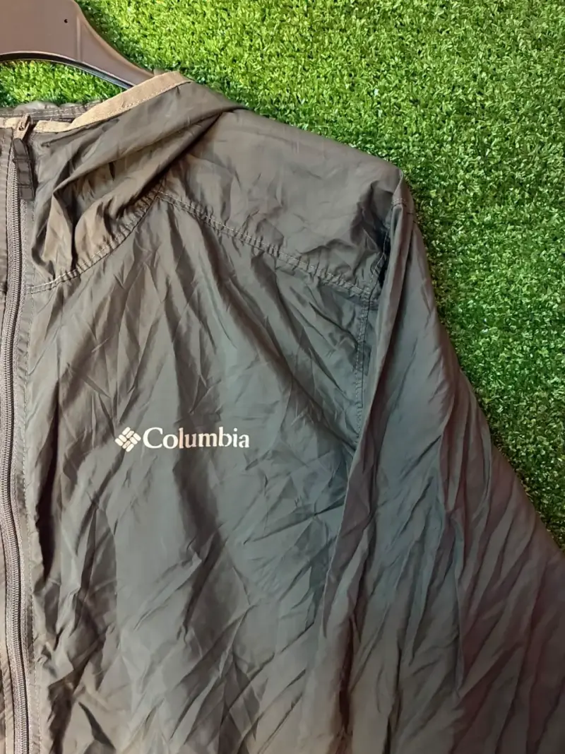Chaqueta cortaviento Columbia negra para hombre - 4