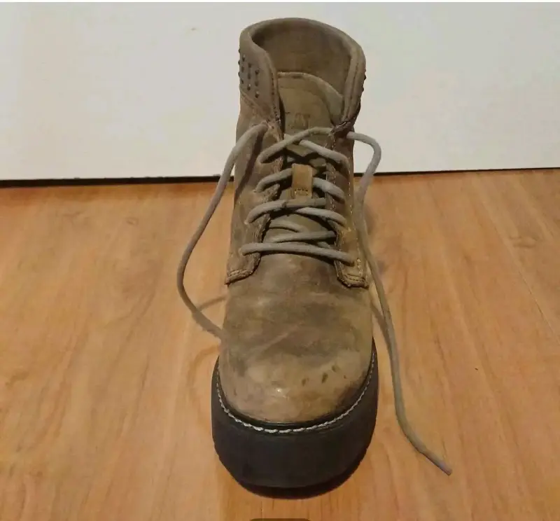 Botines de cuero marrón con plataforma - 2